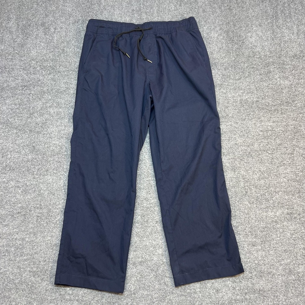Teton Gravity Research Track Pants Mens Large Blue Elastic Waist